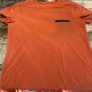 Lululemon Orange Blue Striped S/S
Mens T Shirt Size S